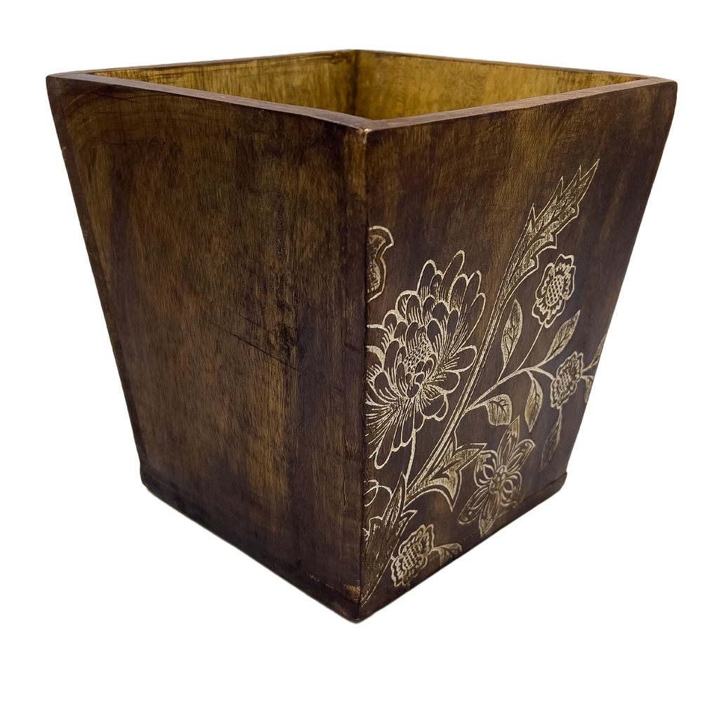 Macetero madera set S y L