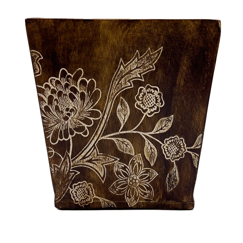 Macetero madera set S y L