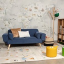 Sofá cama Silvia azul