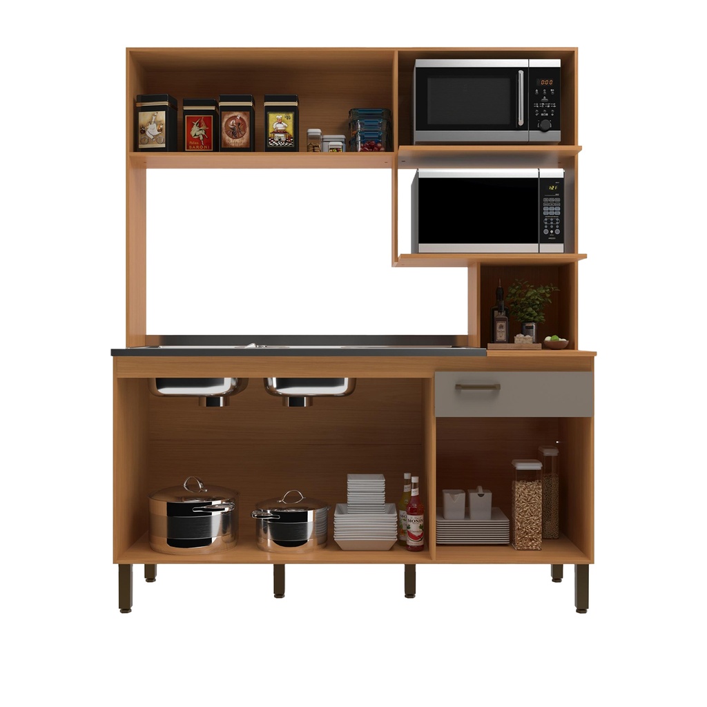 Cocina compacta Evelyn grafito