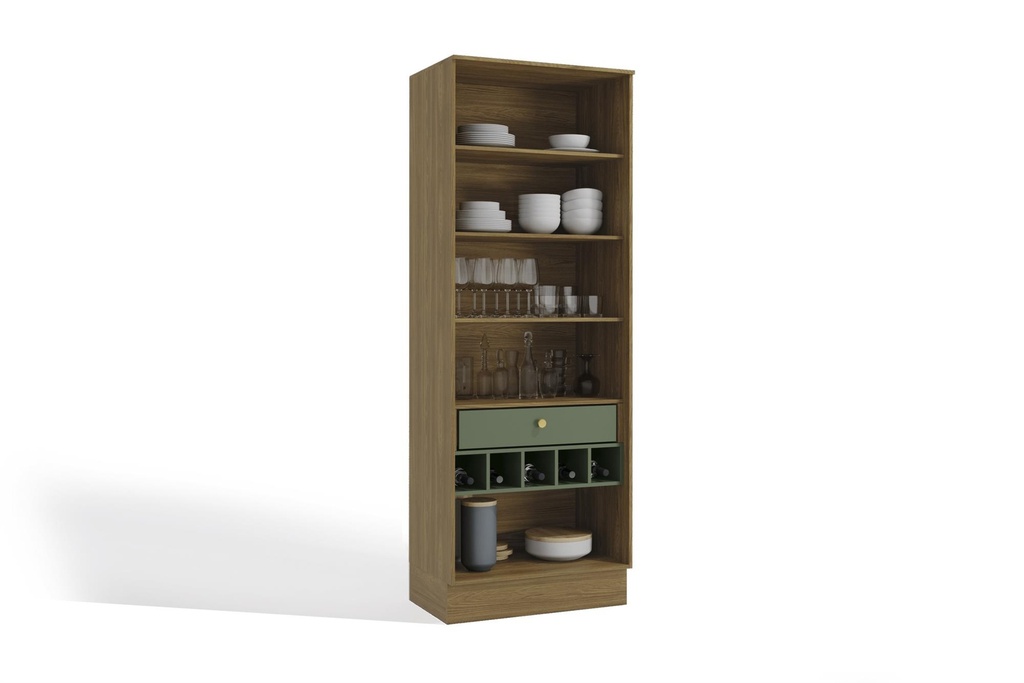 Vitrina Botanic verde 80cm