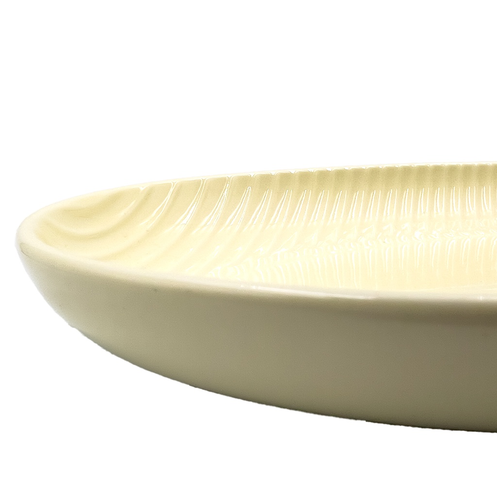 Plato ovalado Comacchio blanco 30,5cm