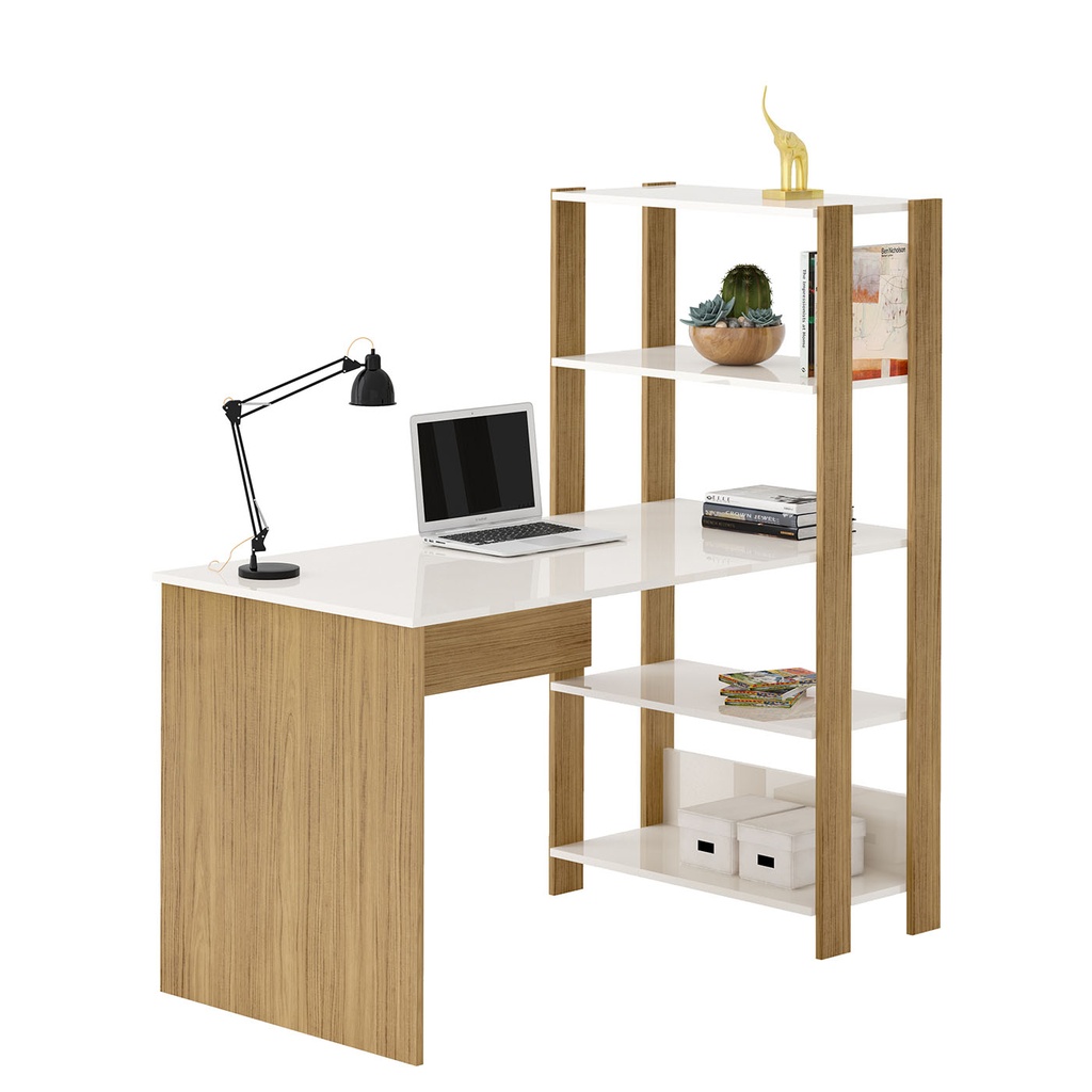 Escritorio Match 120x63x134 café claro