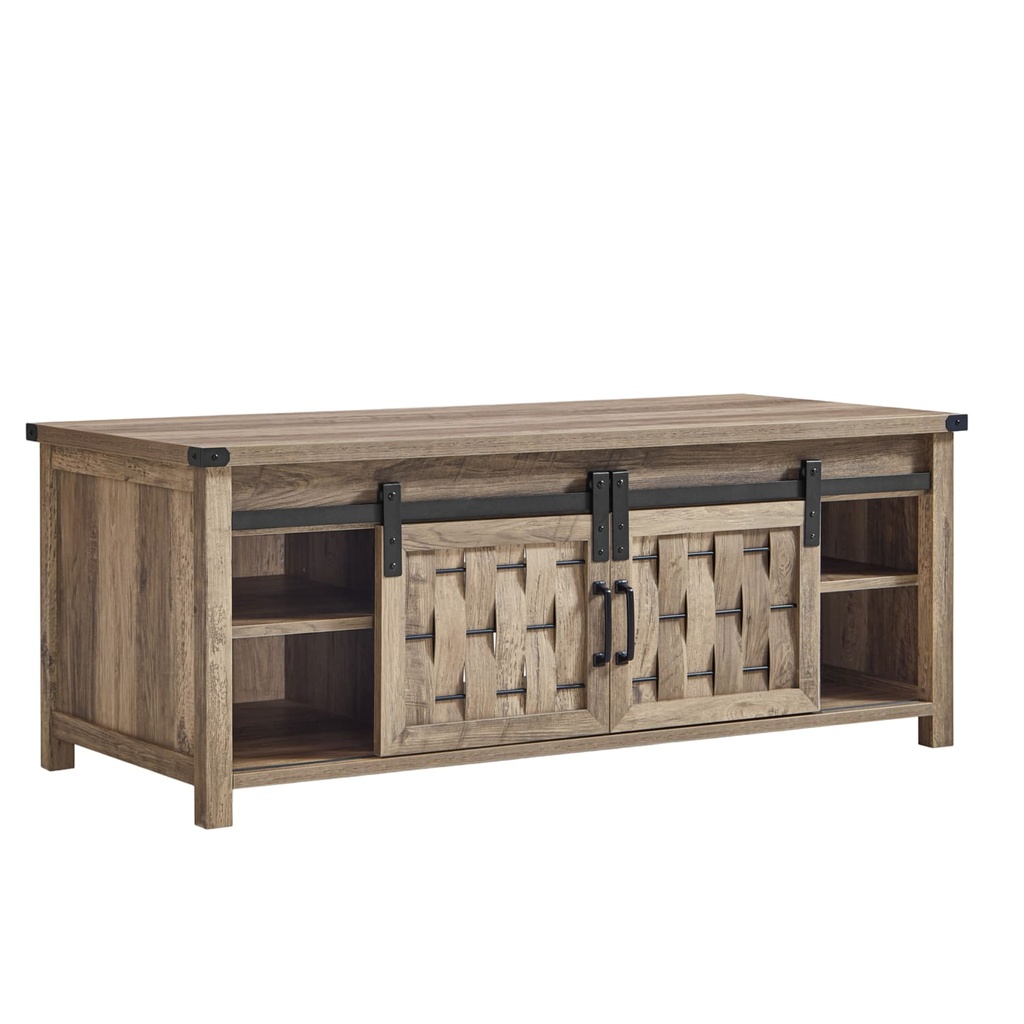 Mesa centro 2 puertas Vinh café