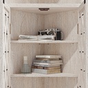 Estante esquinero Vinh gris