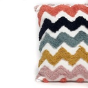 Cojín kids zigzag azul 40x40cm