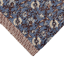 Mantel flower print azul 150x250cm