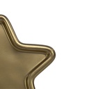 Bandeja estrella dorada 17x17x1cm