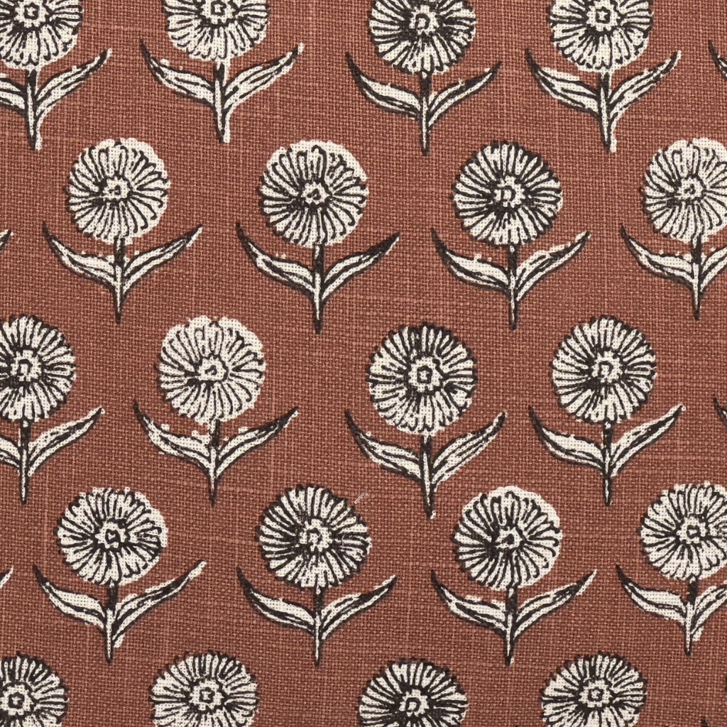 Cojín print naranjo 45x45cm