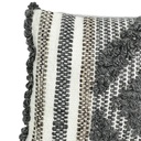 Cojín tejido rombo gris 30x50cm