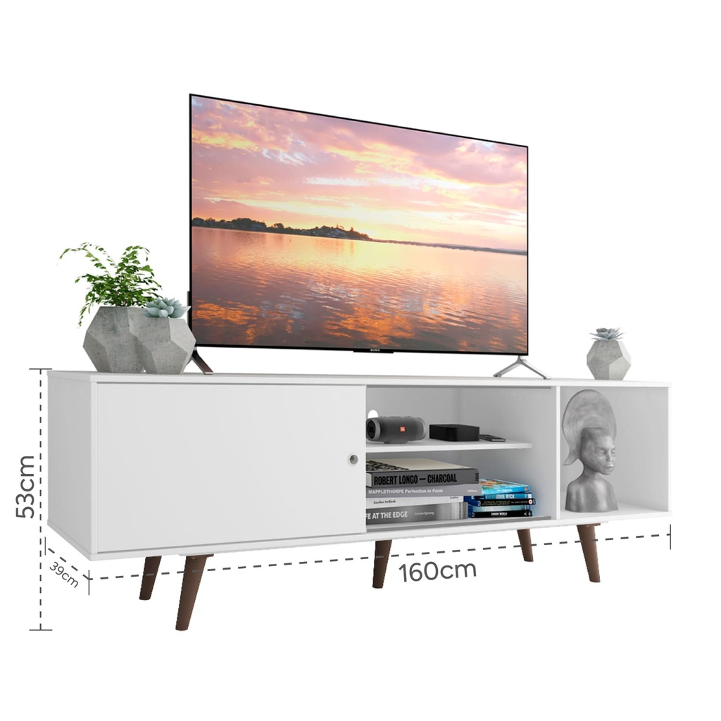 Rack TV 65" Dubai blanco