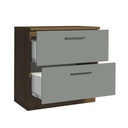 Base cocina Agata gris 2 cajones 80cm