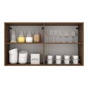 Aéreo cocina Agata gris 2 puertas 120cm