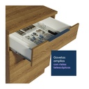 Base cocina Stella café 3 cajones 60cm