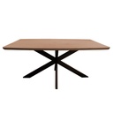 Mesa comedor 6 puestos Bonaire madera oscura