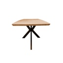 Mesa comedor 6 puestos Bonaire madera oscura