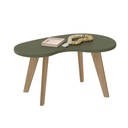 Mesa centro orgánica menta