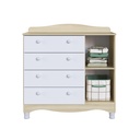 Cómoda Encanto 4 cajones 1 puerta