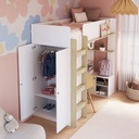 Cama Elevada Multifuncional 1 plaza 190x90cm