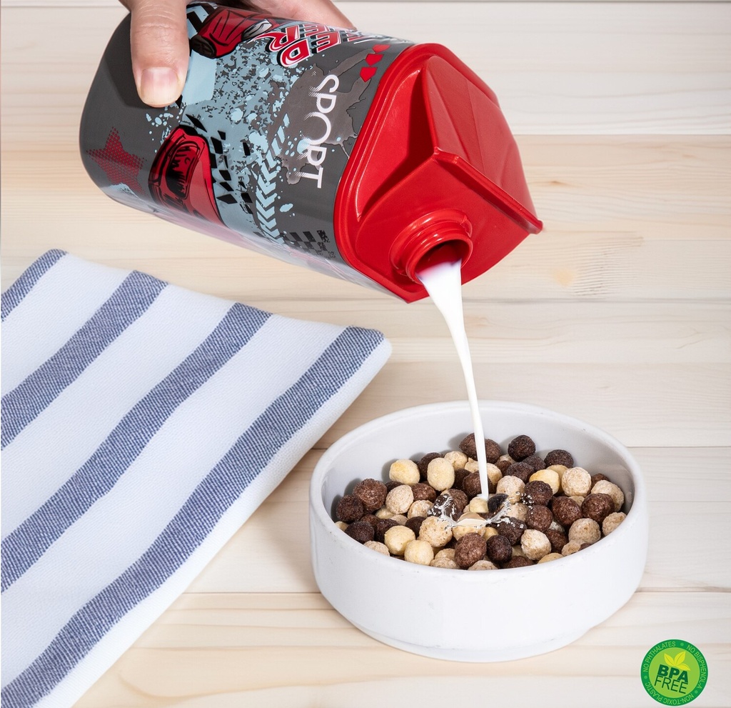 Caja plástica para leche 550ml 