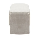 Banqueta con almacenaje Orsay gris