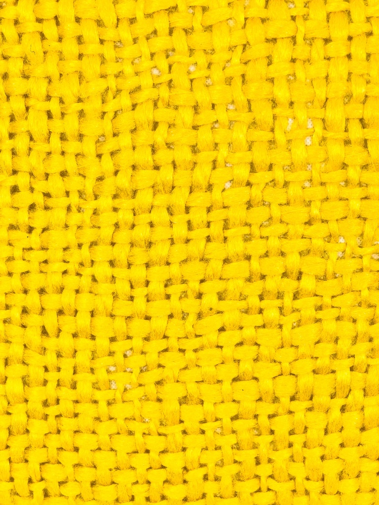 Cojín amarillo con borlas 40x40cm
