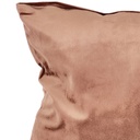 Cojín velvet café 45x45cm