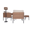 Juego living terraza Siena 7 pzas