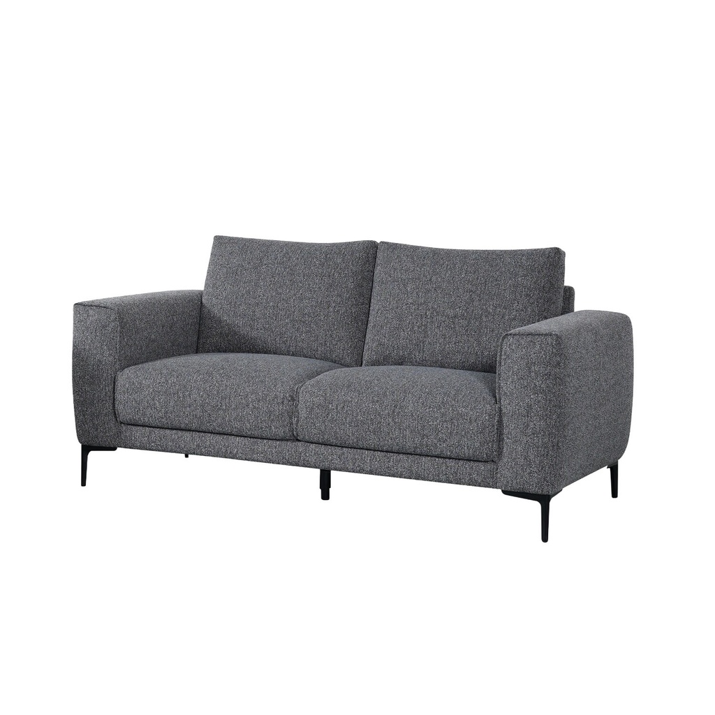 Sofá 2 cuerpos Smile gris oscuro
