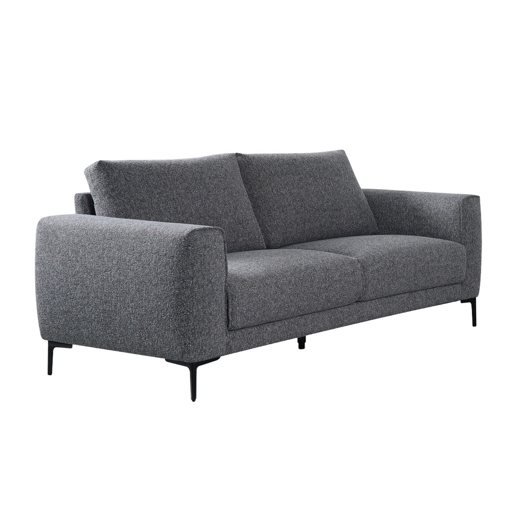 Sofá 3 cuerpos Smile gris oscuro
