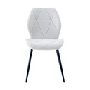 Juego comedor Khissa B  4 sillas Aziza gris claro