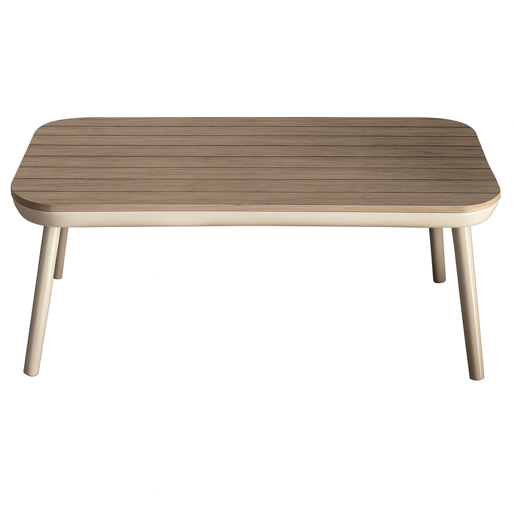 Juego living terraza Lorenzo 3-1-1 beige