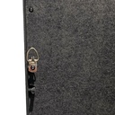 Espejo ovalado 40x120cm Pill negro 