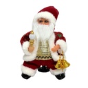 Viejo pascuero musical 35cm arrastre