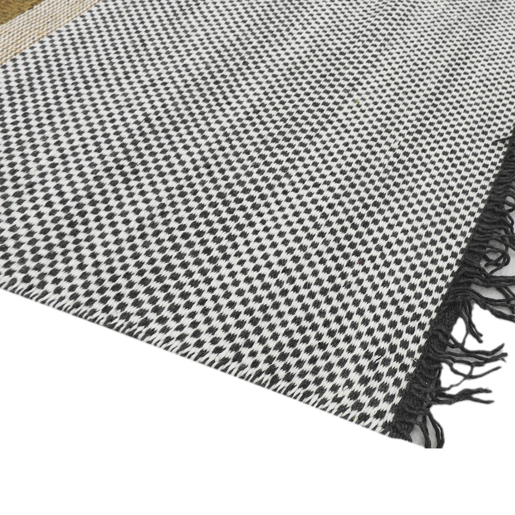 Alfombra 150x210cm Ogato ocre/antracita