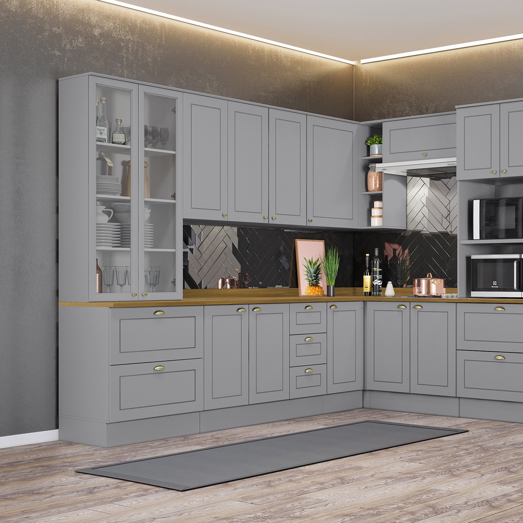 Aéreo cocina Americana gris 120cm