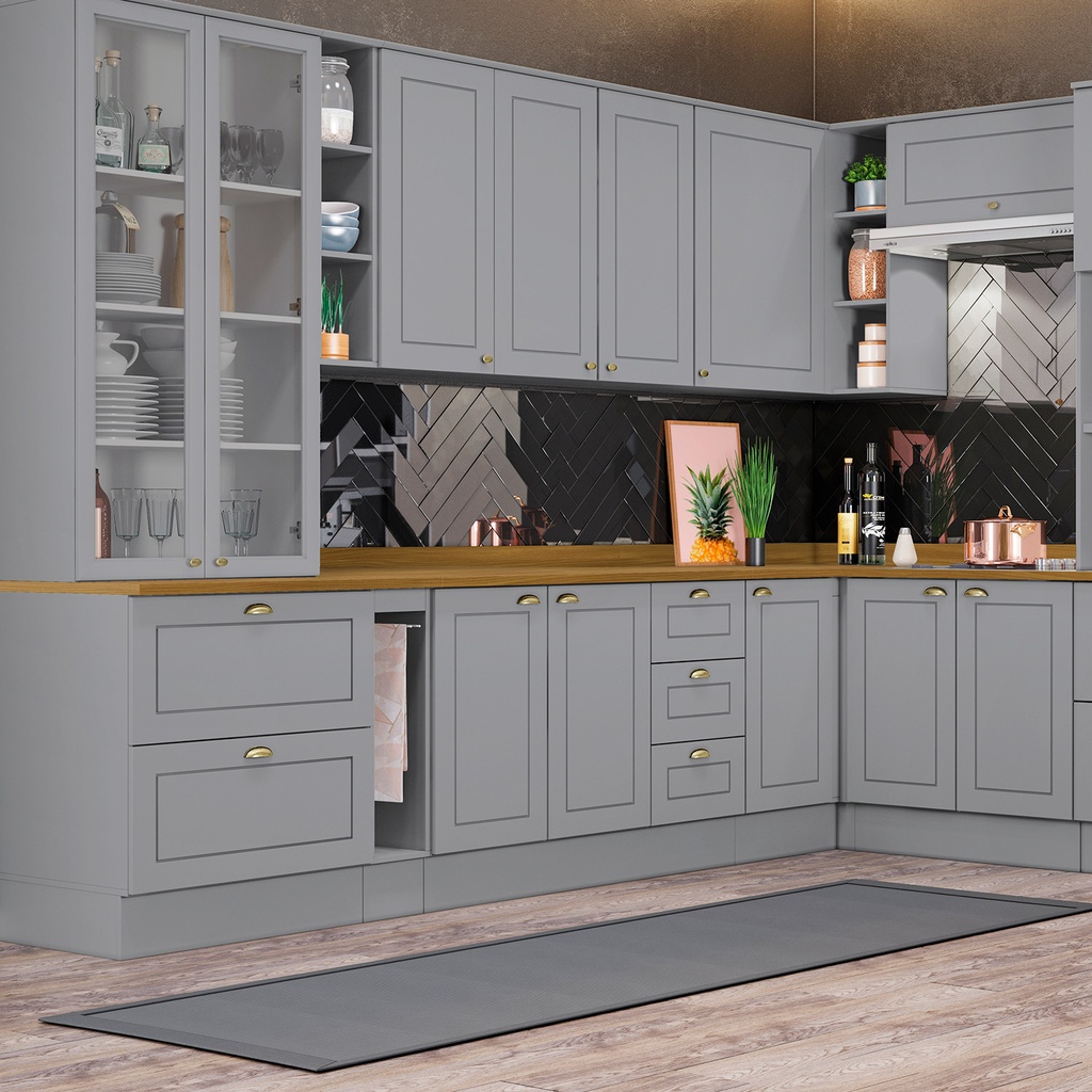 Base toallero Americana gris