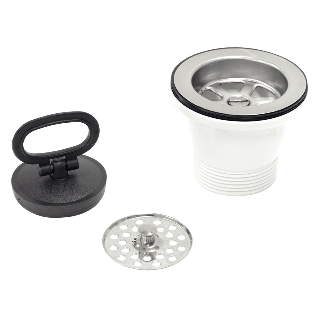 Lavaplatos de Acero Inoxidable PP 120x5 Kit