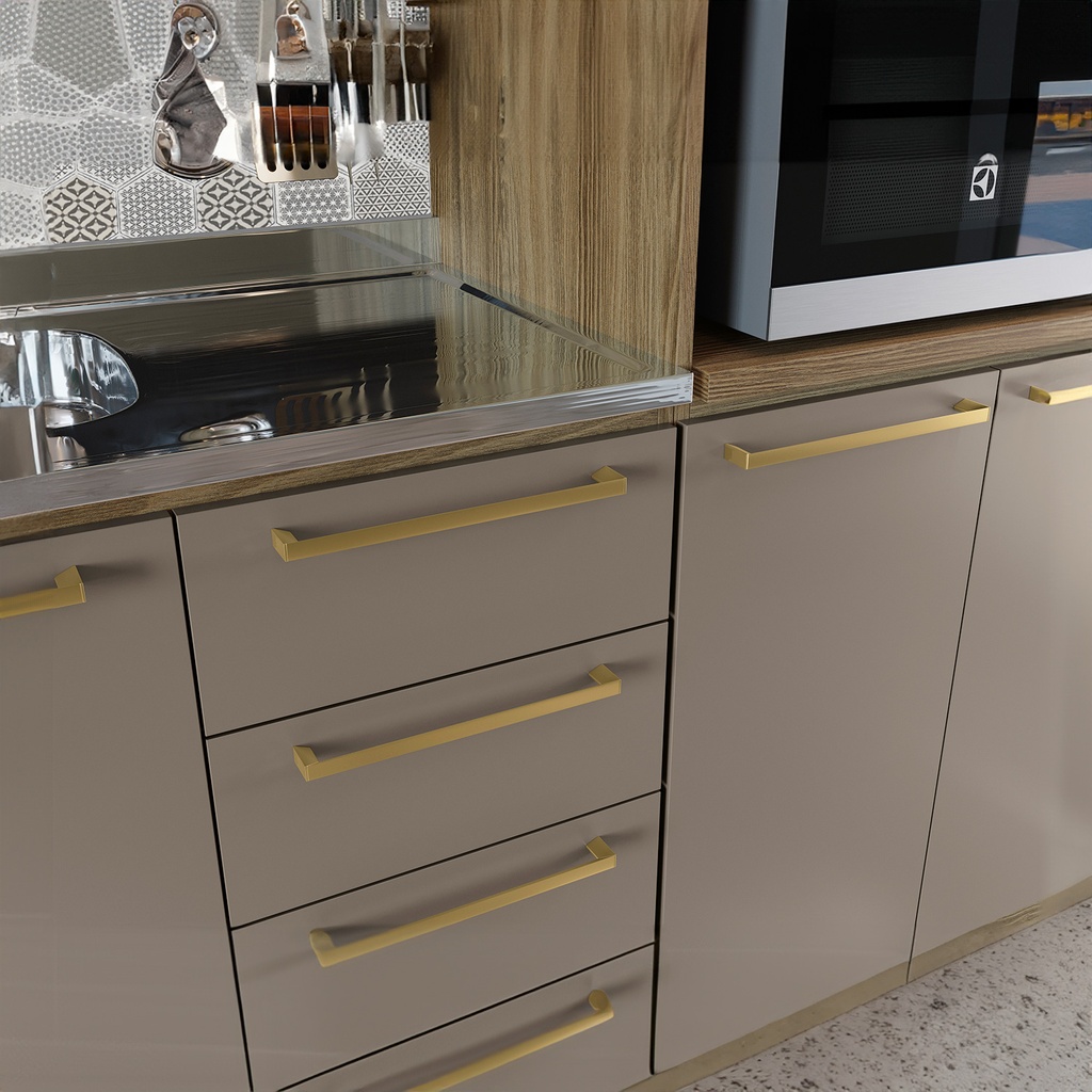 Base cocina Botanic 2 puertas gris 120cm