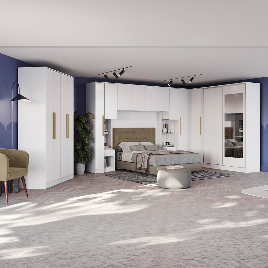 Closet modular 4 puertas 158cm