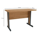 Escritorio Teca Italia 123cm