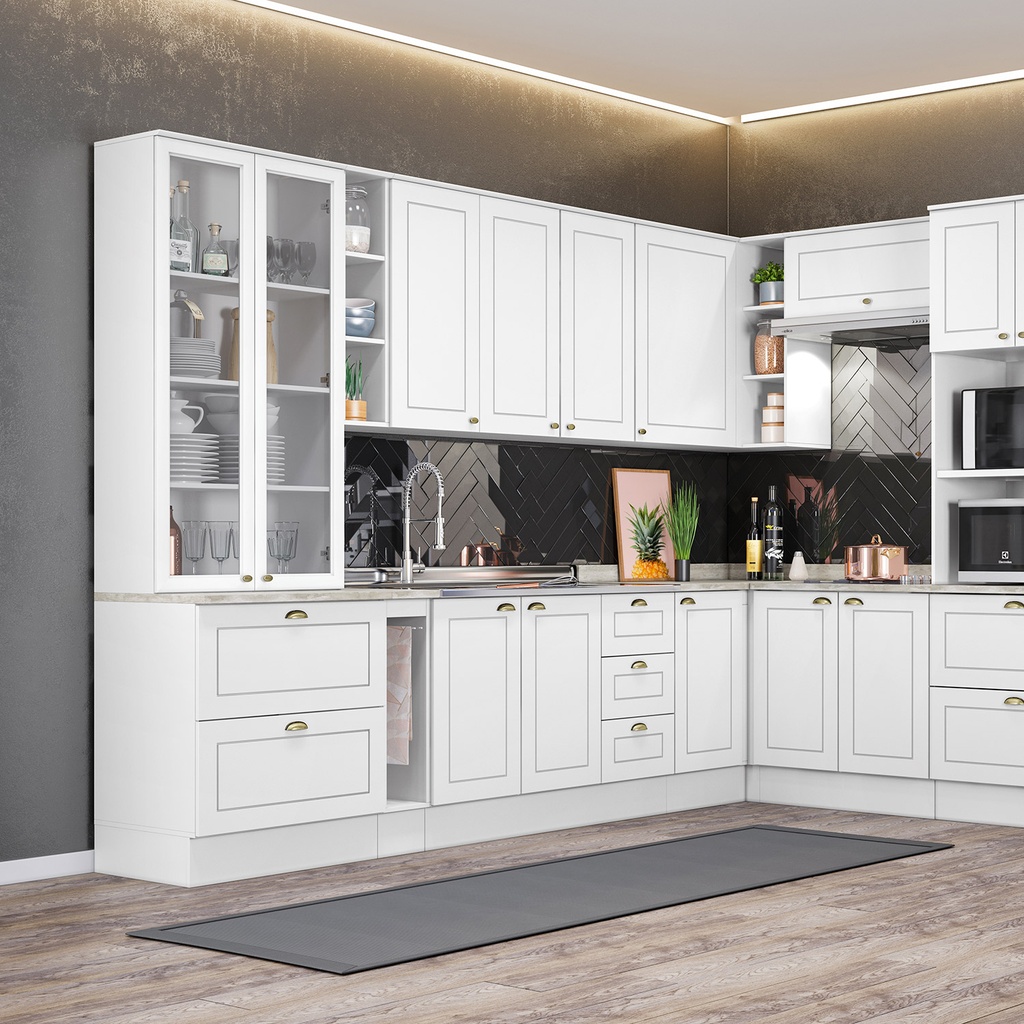 Aéreo cocina Americana blanco 120cm