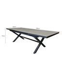 Mesa Terraza extensible Lucca 200/260cm