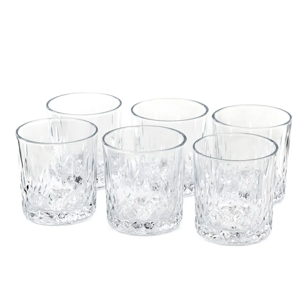 Vaso whisky 330ml set de 6