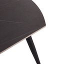 Mesa redonda extensible 6 puestos Turín gris