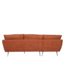 Sofá seccional Tavira naranjo