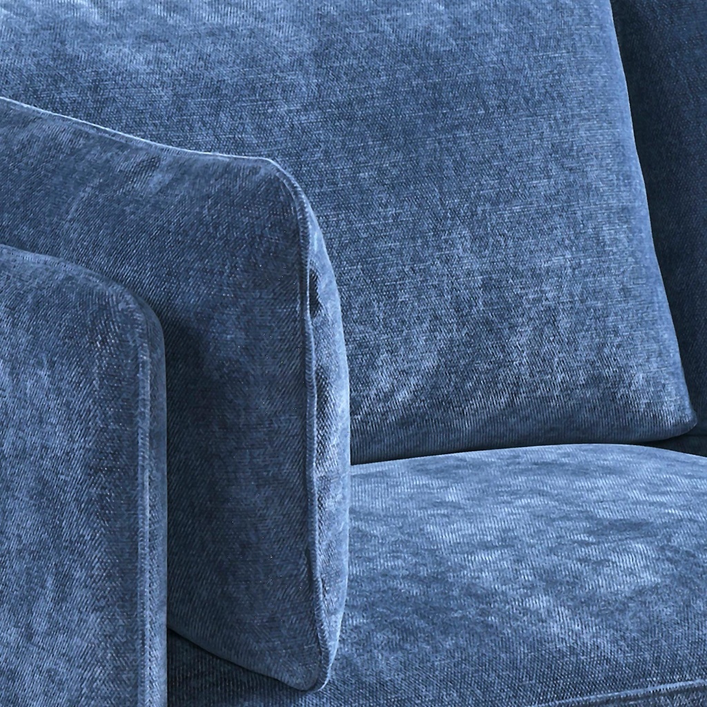 Sofá 3 cuerpos Dayton azul