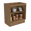 Base cocina Botanic verde 2 puertas 80cm