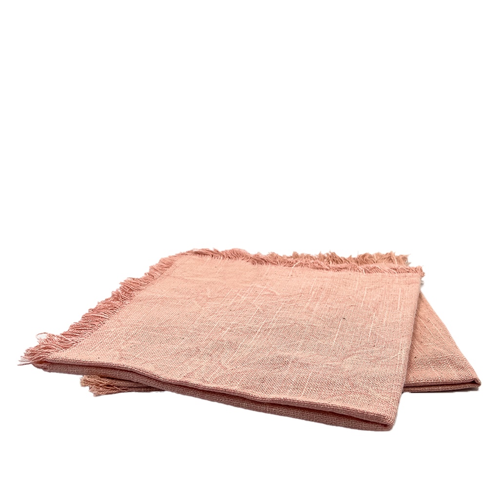 Set 2 Servilletas Rosado 45x45cm 