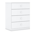 Cómoda Laberinto blanco 4 cajones